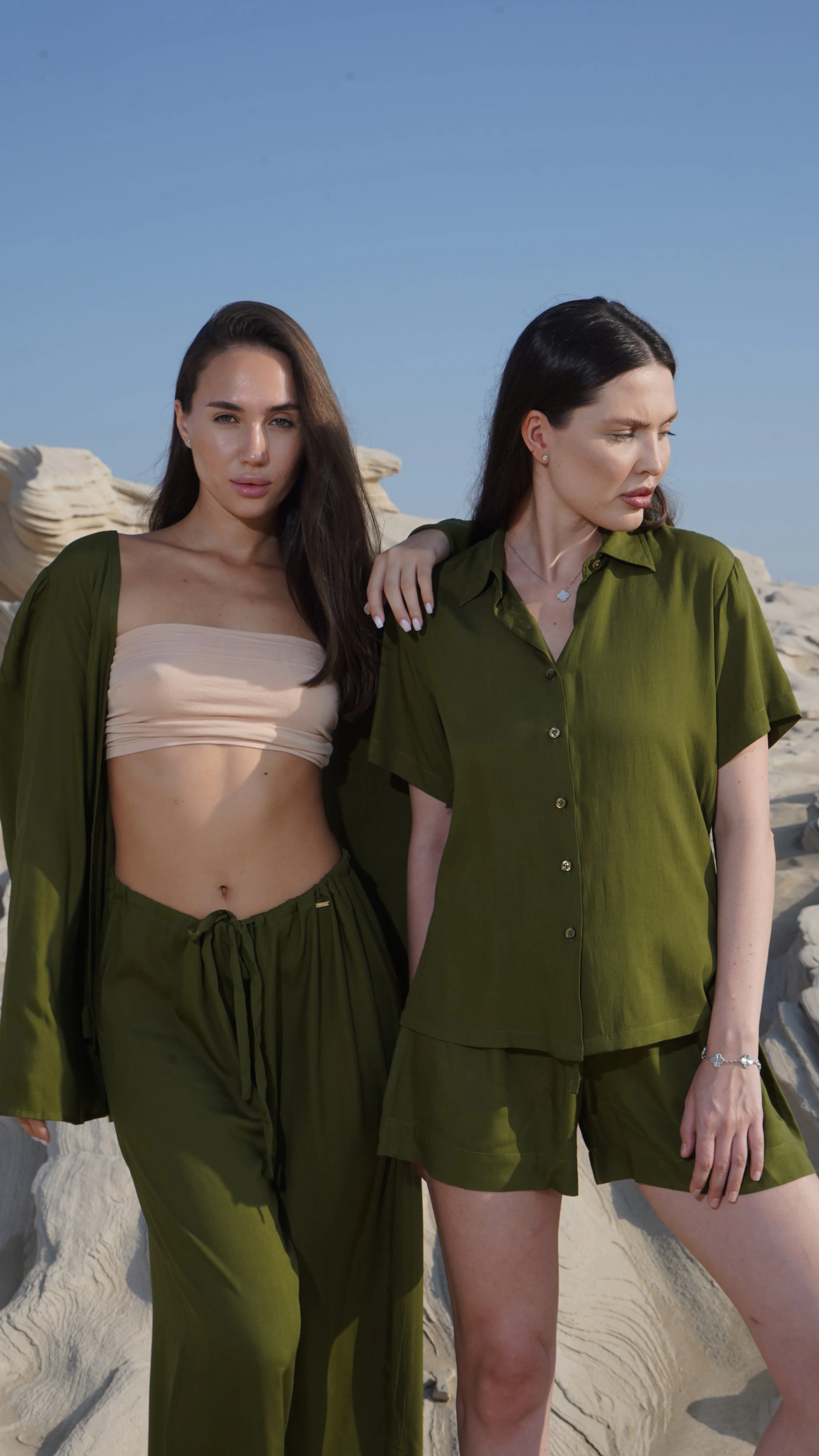 Relaxed Shorts – Forest Green - Image 4