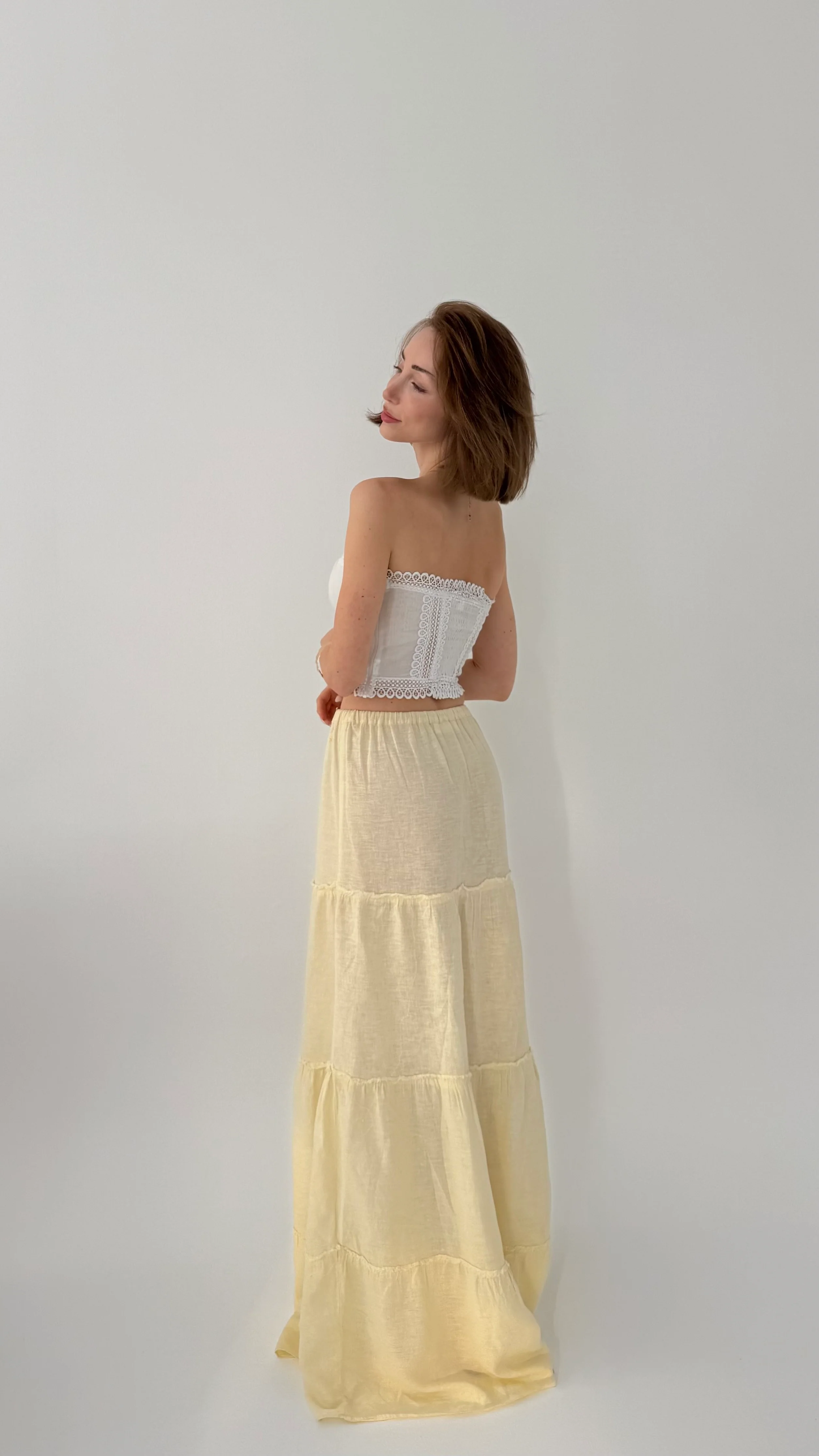 Riley Maxi Skirt – Buttermilk Yellow - Image 3