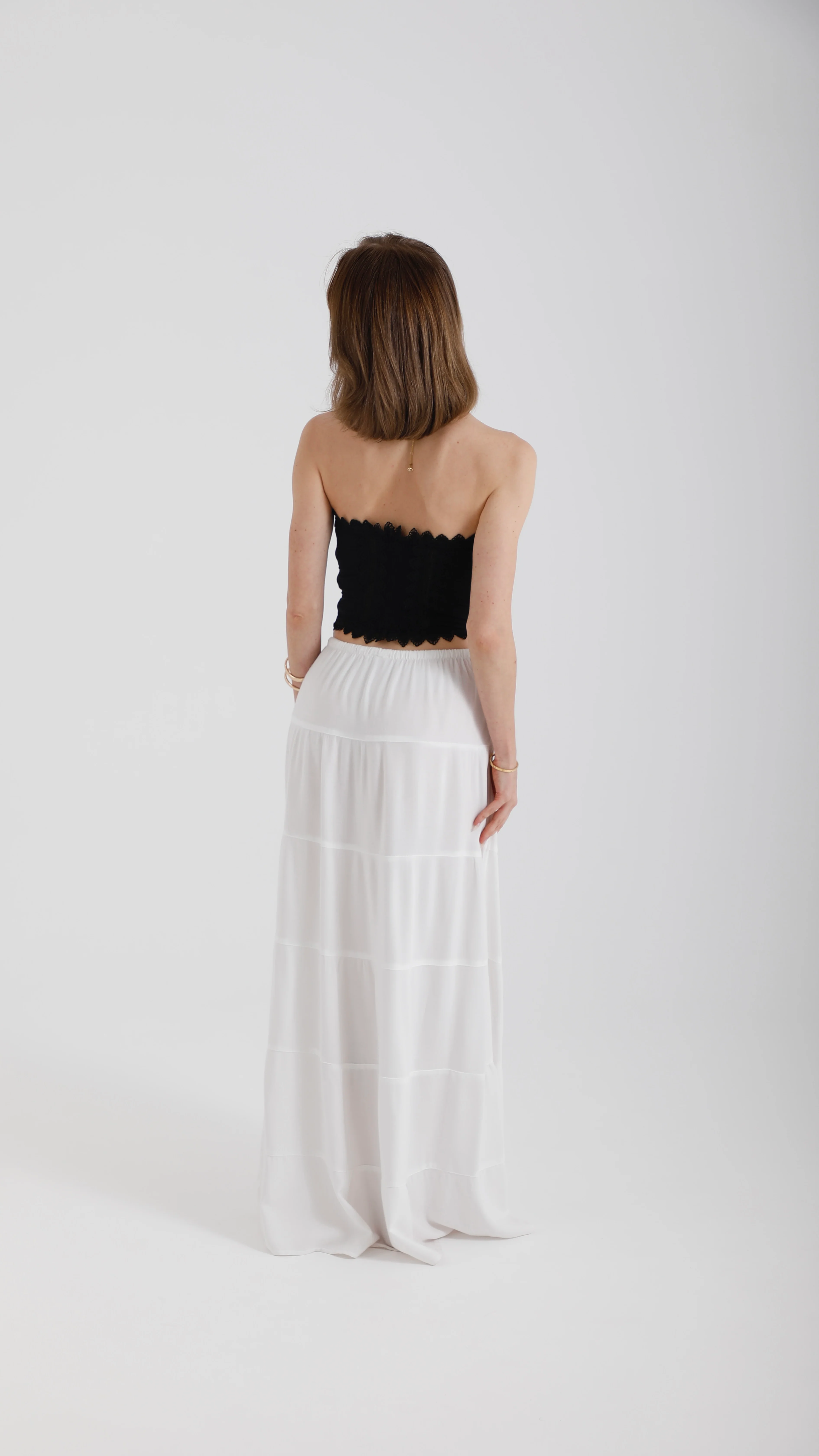 Riley Maxi Skirt – Ecru White - Image 3