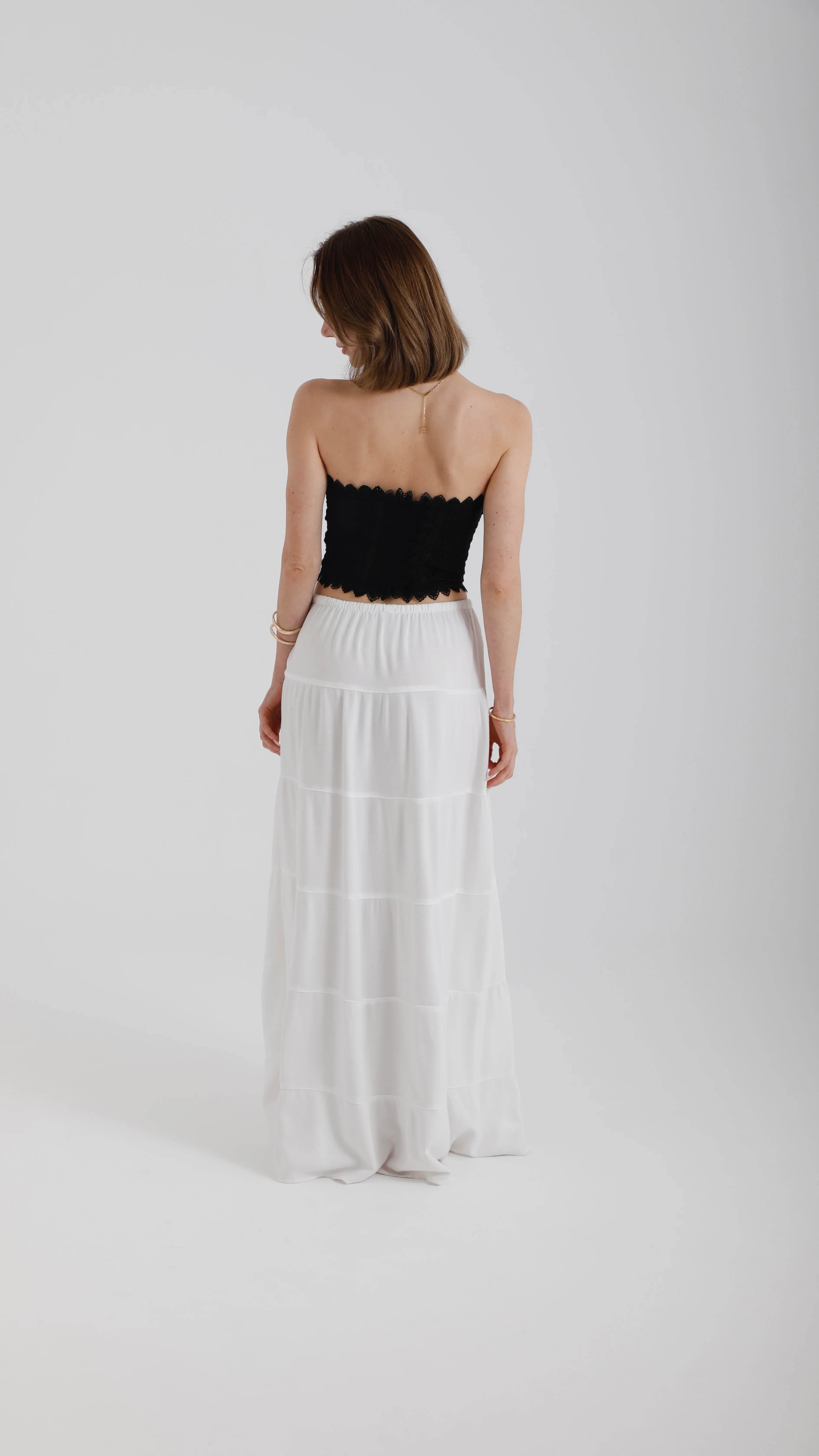 Riley Maxi Skirt – Ecru White - Image 4