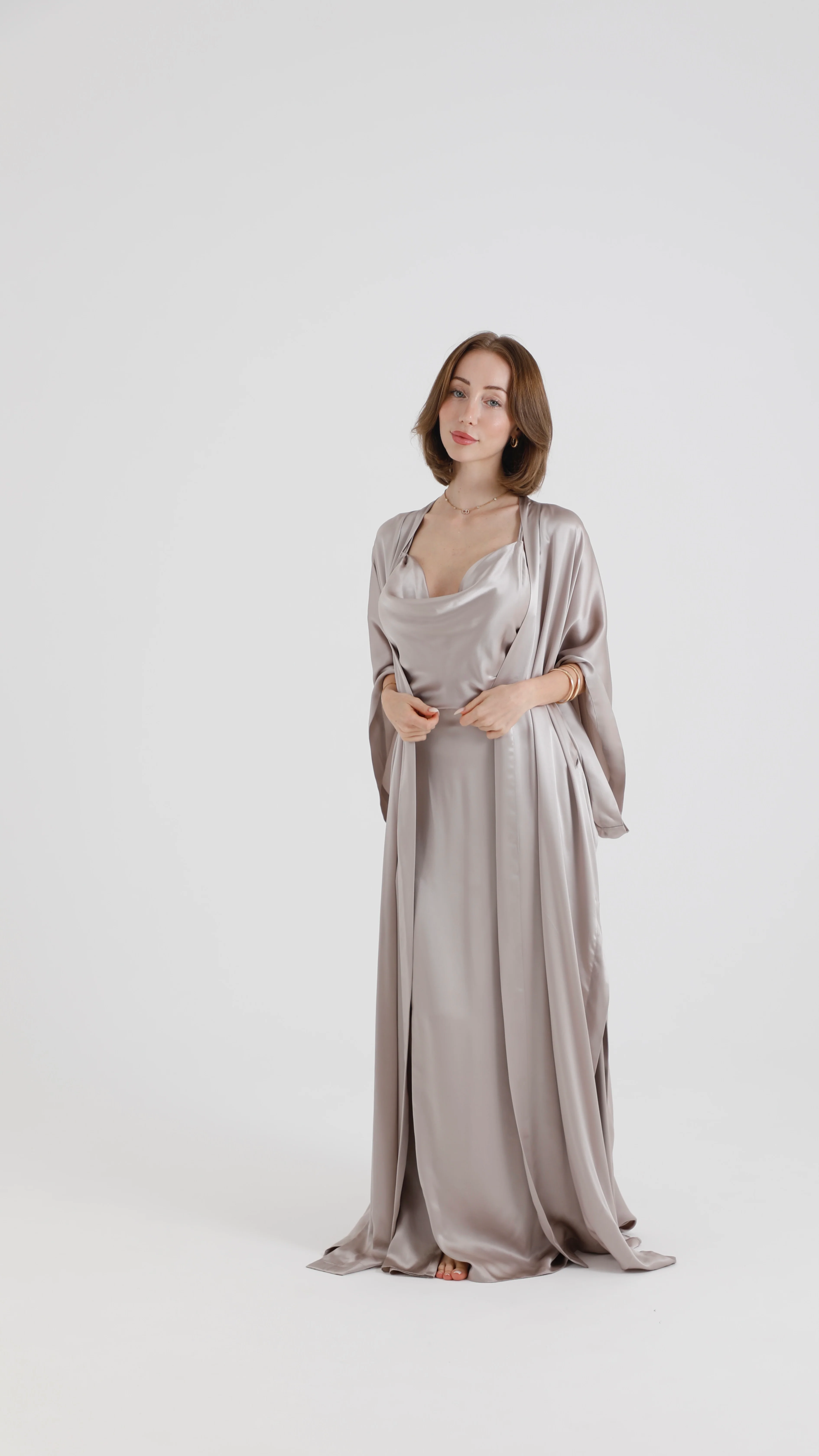 Silk Kimono – New Opal - Image 3