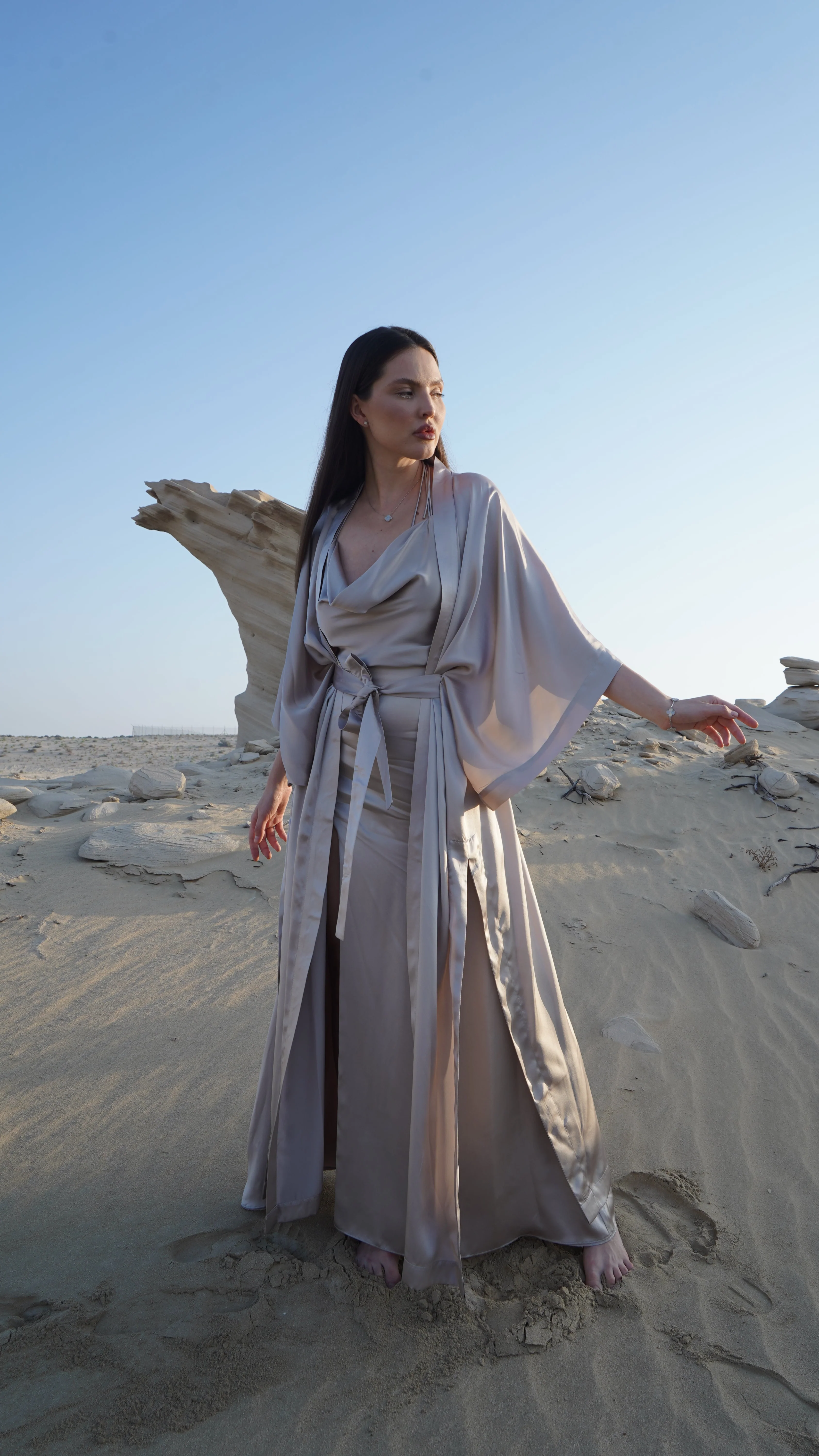 Silk Kimono – New Opal - Image 9