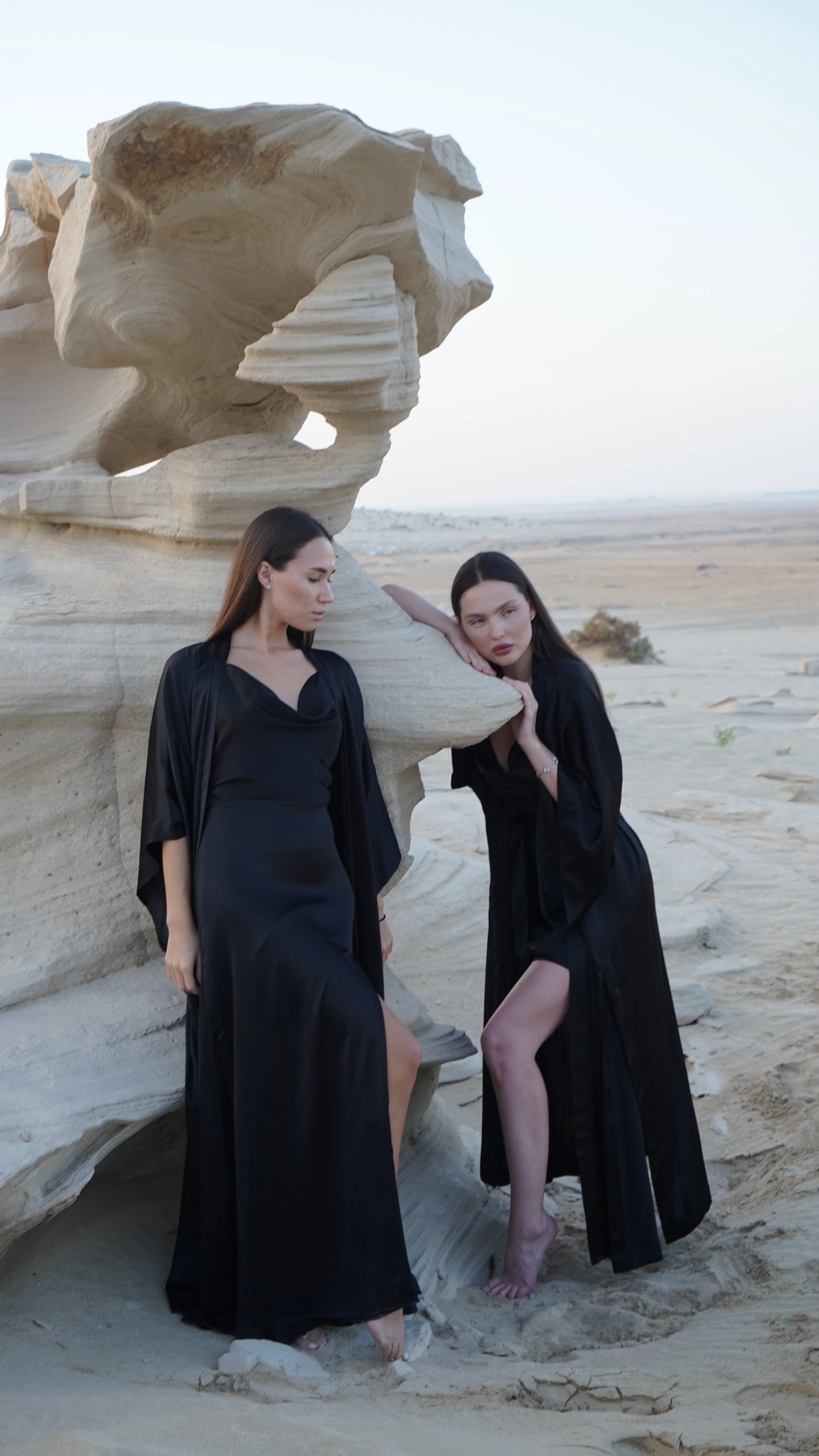 Silk V-Neck Maxi Dress – Ivory - Image 7